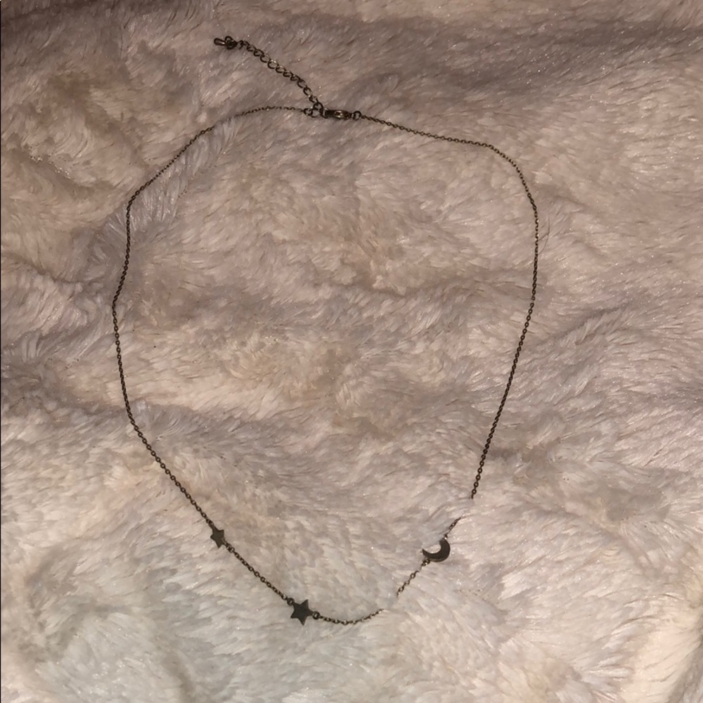 Star and moon necklace
